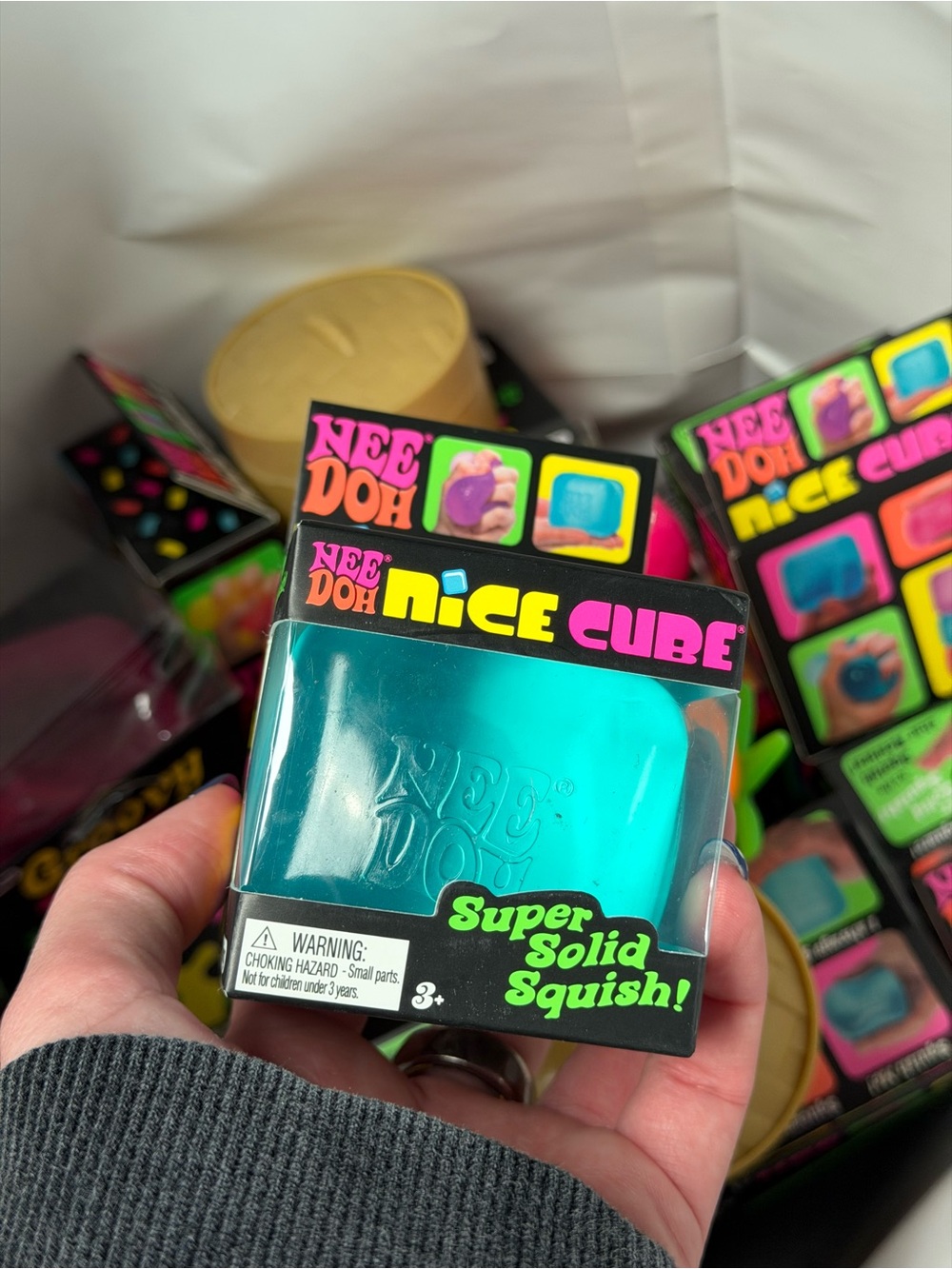 Nice Cube Super Solid Squish - Teal